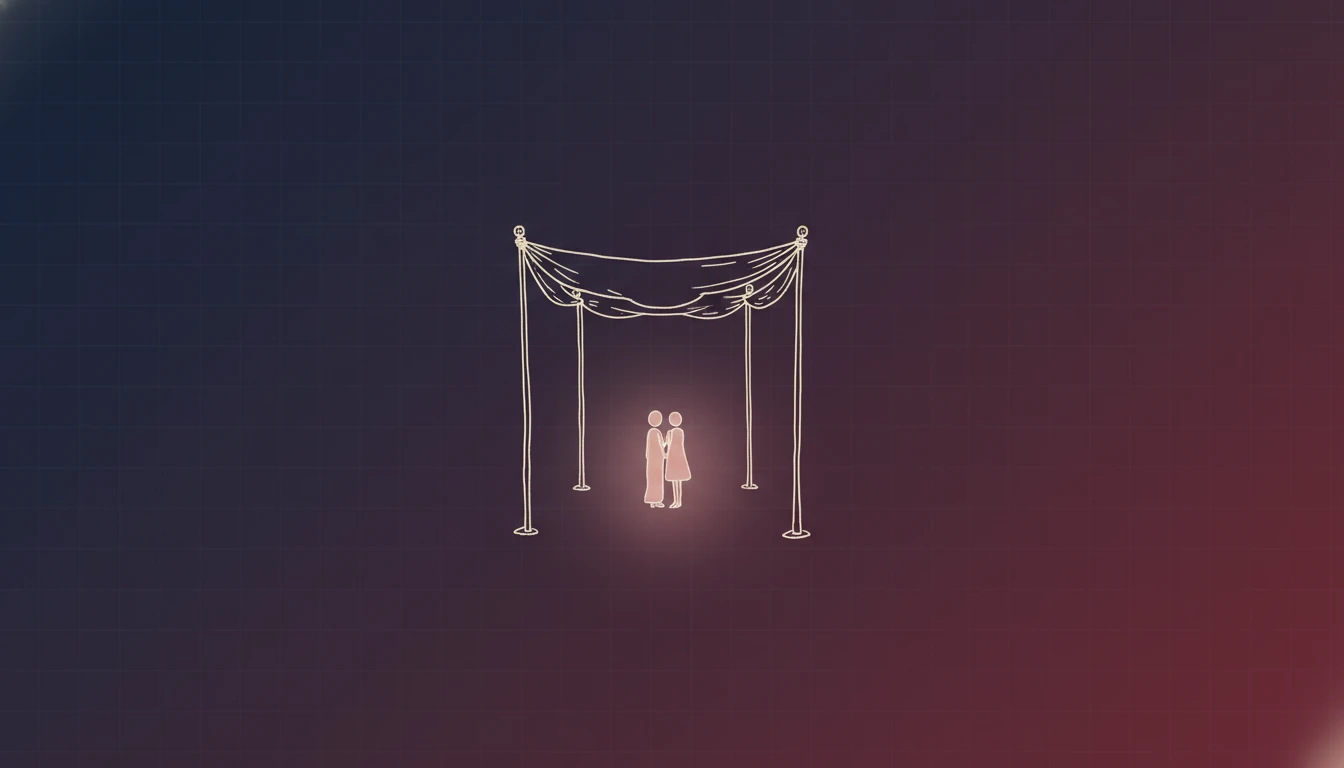 Illustration for “The Wedding: A Celebration for the Couple, Not the Guests”
